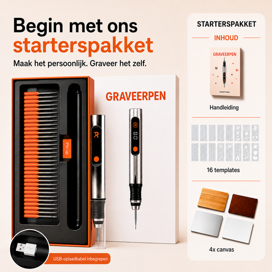 Draadloze Graveerpen voor Personaliseren