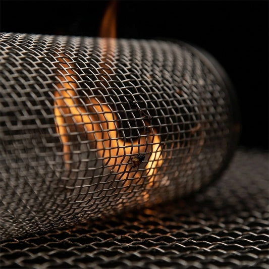 RVS Rollende Grillmand - Perfect Gegrilde Groenten, Vlees &amp; Vis